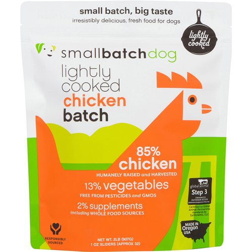 Smallbatch Chickenbatch Lightly Cooked Dog Food