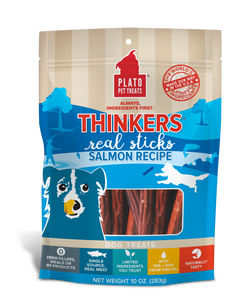 Plato Thinkers Salmon Meat Stick Dog Treats image