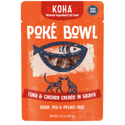 Koha Poké Bowl Tuna & Chicken Entrée in Gravy for Cats (3-oz) image