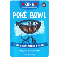 Koha Poké Bowl Tuna & Lamb Entrée in Gravy for Cats (3-oz) image