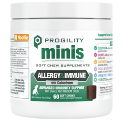 Nootie Mini Progility Allergy & Immune Soft Chew SupplementFor Small and Medium Dogs (60 Count) image