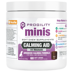 Nootie Mini Progility Calming Aid Soft Chew Supplement For Small and Medium Dogs (60 Count) image