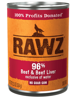 Rawz 96% Beef & Beef Liver Dog Food image