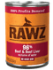 Rawz 96% Beef & Beef Liver Dog Food