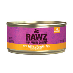 Rawz 96% Rabbit & Pumpkin Pate Cat Food image