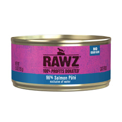 Rawz 96% Salmon Pate Cat Food image