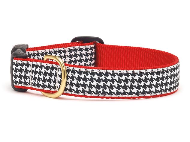Up Country Houndstooth Dog Collar