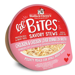 Stella & Chewy's Lil' Bites Savory Stews Chicken & Chicken Liver Dinner in Broth image