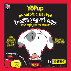 Yoghund YoPup Frozen Yogurt Cups Apple Juice/ Cheddar image