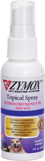 Zymox Hydrocortisone Topical Spray image