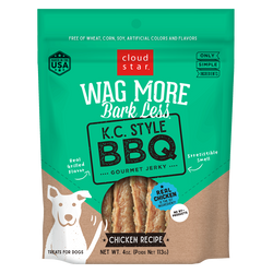 Cloud Star Wag More Bark Less K.C. Style BBQ Chicken Jerky image