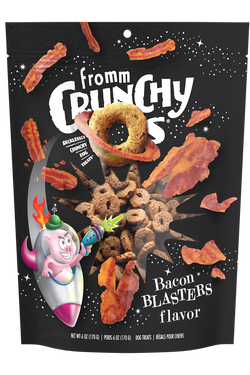 Fromm Crunchy O's Bacon Blasters Dog Treats (6-oz) image