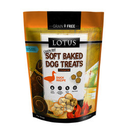 Lotus Duck Recipe Soft Baked Dog Treats (10 Oz) image