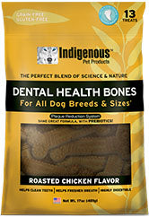 Indigenous Pet Products Dental Health Bones— Chicken Flavor image
