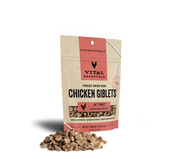Vital Essentials Freeze Dried Raw Chicken Giblets Cat Treats image