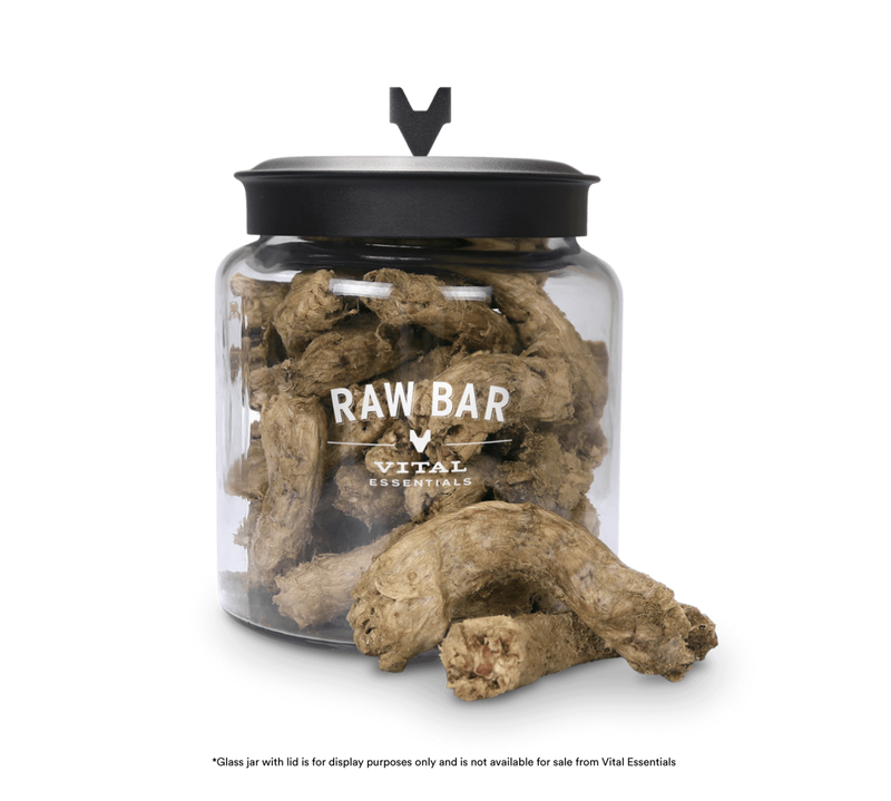 Vital Essentials Raw Bar Freeze Dried Raw Chicken Necks Dog & Cat Snacks