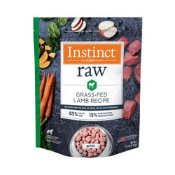 Instinct Raw Frozen Bites Grass-Fed Lamb Recipe Dog Food (5.4 lb) image