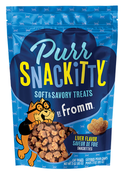 Fromm Purr Snackitty Liver Flavor Snackitties Cat Treats image