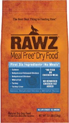 Rawz Salmon, Dehydrated Chicken & Whitefish Recipe Meal Free Dry Dog Food image