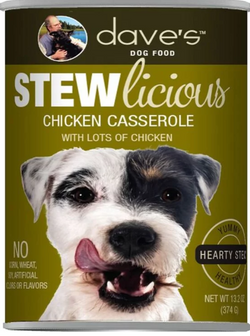Dave's Stewlicious Chicken Casserole Canned Dog Food image