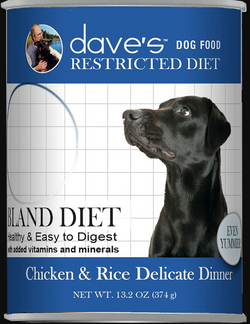 Dave's Restricted Diet Bland – Chicken and Rice Canned Dog Food image