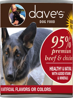 Dave’s 95% Premium Meats™ Canned Dog Food—Beef & Chicken image