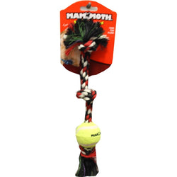 MAMMOTH KNOT TUG W/TENNIS BALL (11 IN, MULTI) image